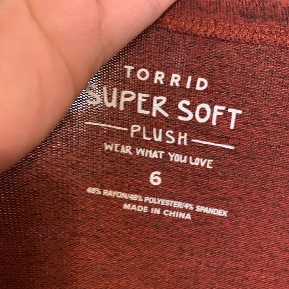 Torrid Super Soft Plush Duster Open Front - Picture 5 of 7
